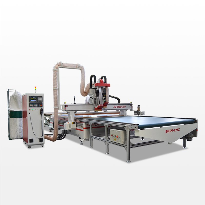 1325 Nesting CNC Machine Panel Furniture Making Linear Atc Wood Engraving CNC Router Woodworking Cabinet Production Line